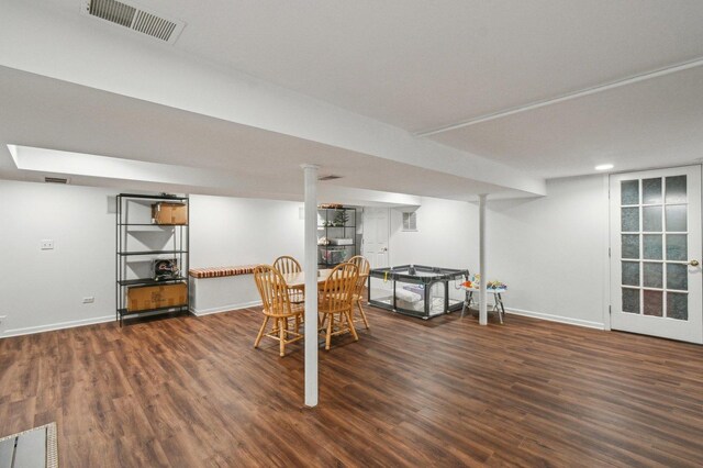 635 Ambleside Dr, Deerfield, IL 60015 - dining room with wood finished floors and baseboards