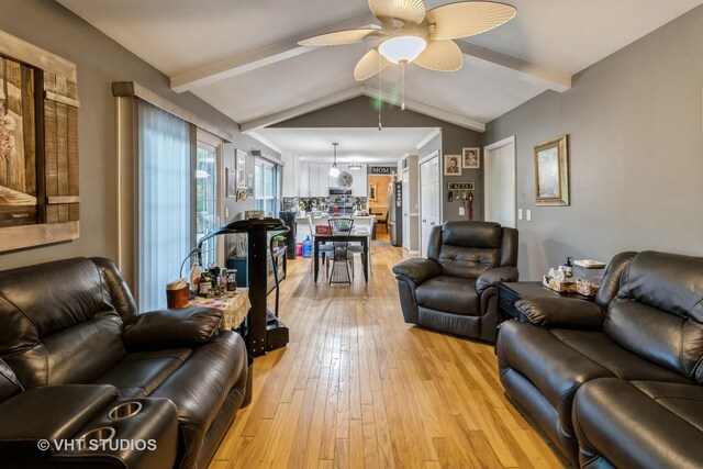 772 Red Oak Dr, Bartlett, IL 60103 - living area featuring a ceiling fan and light wood-style flooring