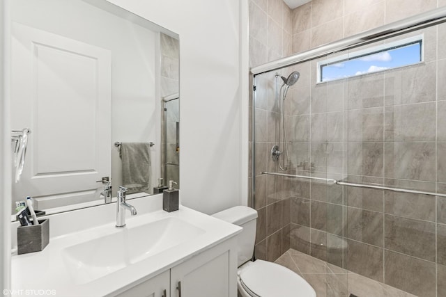 12060 Lake Trail Ln, Parkland, FL 33076 - full bath featuring a shower stall, toilet, and vanity