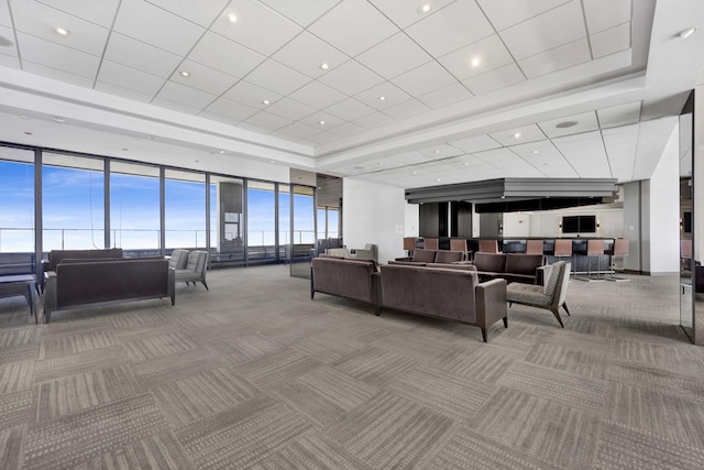 lobby featuring expansive windows