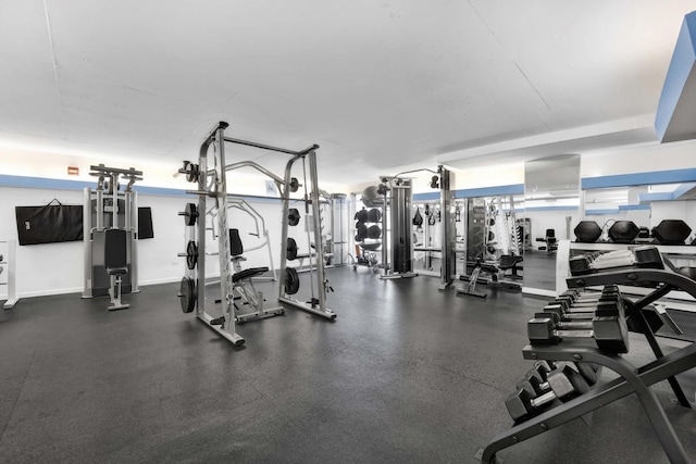 view of exercise room