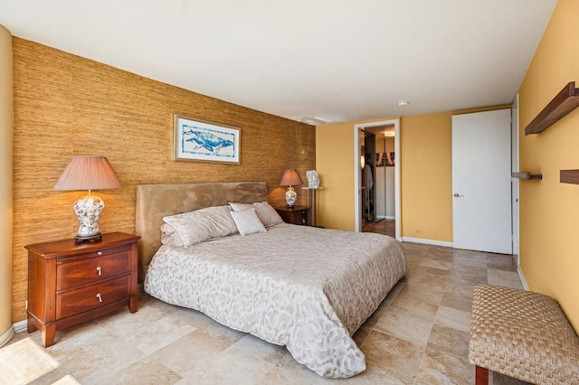 505 N Lake Shore Dr Unit 4907, Chicago, IL 60611 - bedroom featuring a walk in closet, a closet, and baseboards