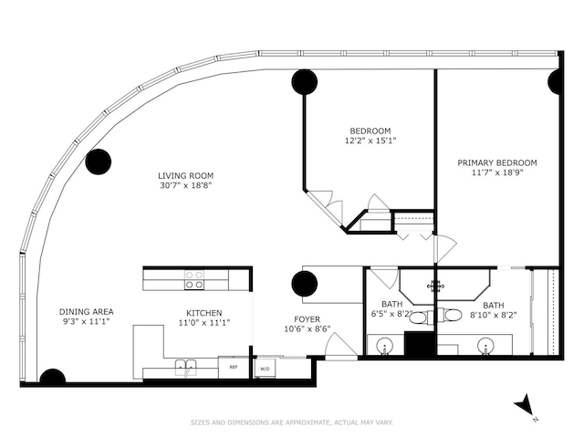 505 N Lake Shore Dr Unit 4907, Chicago, IL 60611 - home floor plan