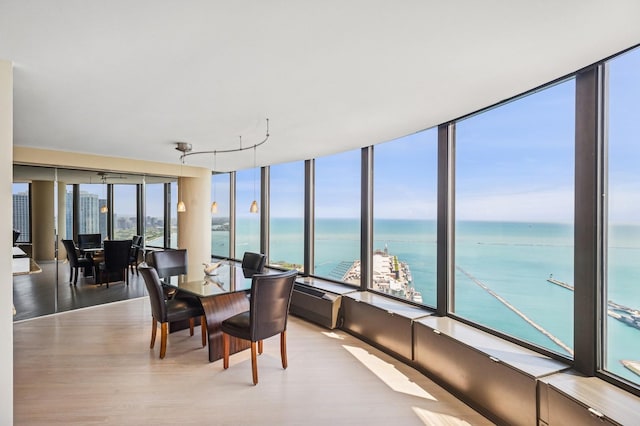 505 N Lake Shore Dr Unit 4907, Chicago, IL 60611 - sunroom with a water view