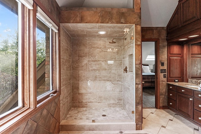 3113 Turnberry Rd, Saint Charles, IL 60174 - ensuite bathroom featuring a stall shower, vanity, and tile patterned flooring