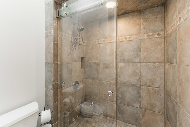 3113 Turnberry Rd, Saint Charles, IL 60174 - bathroom featuring toilet and a tile shower