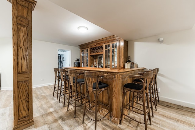 3113 Turnberry Rd, Saint Charles, IL 60174 - indoor dry bar with light wood-style floors and baseboards