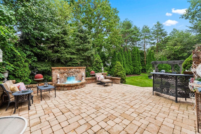 3113 Turnberry Rd, Saint Charles, IL 60174 - view of patio / terrace featuring a pergola