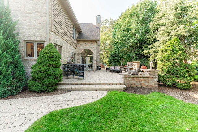 3113 Turnberry Rd, Saint Charles, IL 60174 - view of patio featuring an outdoor hangout area