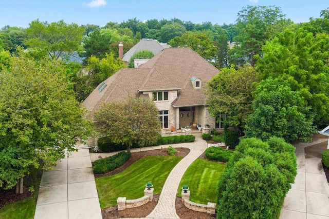 3113 Turnberry Rd, Saint Charles, IL 60174 - view of front of property featuring a front yard and roof with shingles