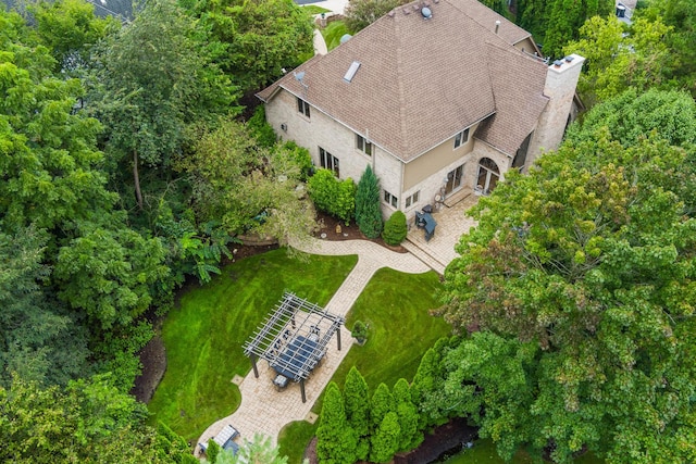 3113 Turnberry Rd, Saint Charles, IL 60174 - view from above of property featuring a tree filled landscape