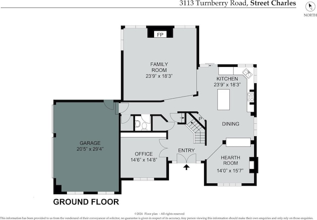 3113 Turnberry Rd, Saint Charles, IL 60174 - home floor plan