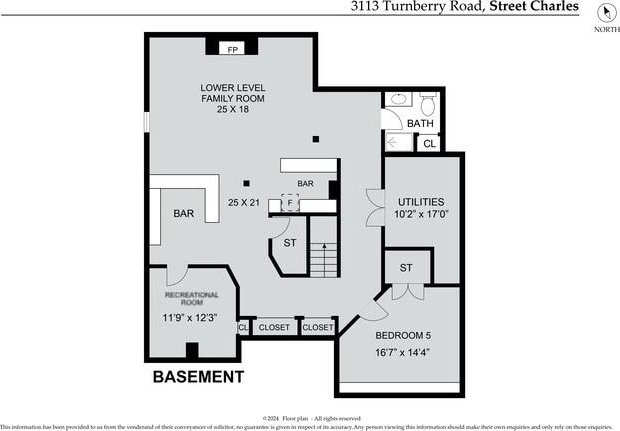 3113 Turnberry Rd, Saint Charles, IL 60174 - property floor plan