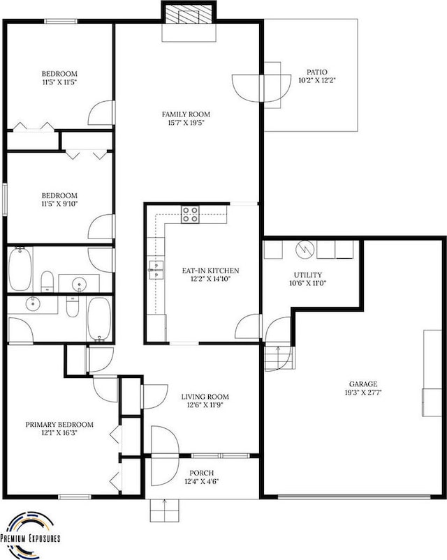 2717 E Main St, Decatur, IL 62521 - home floor plan