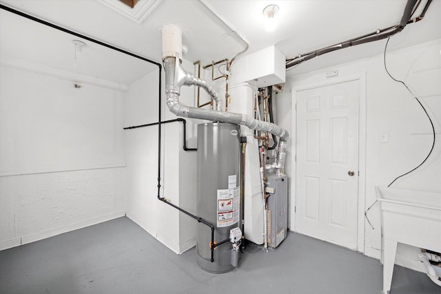 236 Early St, Park Forest, IL 60466 - utility room featuring gas water heater