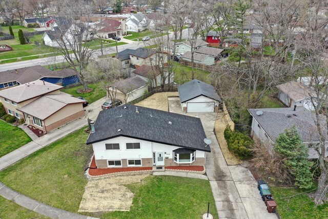 236 Early St, Park Forest, IL 60466 - aerial view of residential area