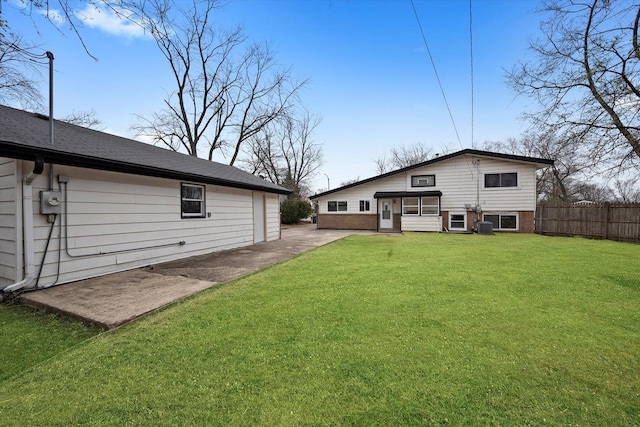 236 Early St, Park Forest, IL 60466 - rear view of house with a patio area and cooling unit