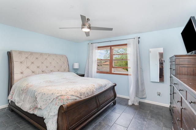 1339 Addleman St, Joliet, IL 60431 - bedroom featuring baseboards and ceiling fan