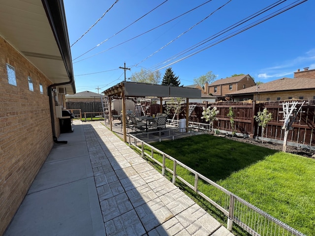 7700 Le Claire Ave, Skokie, IL 60077 - view of patio / terrace with a gazebo