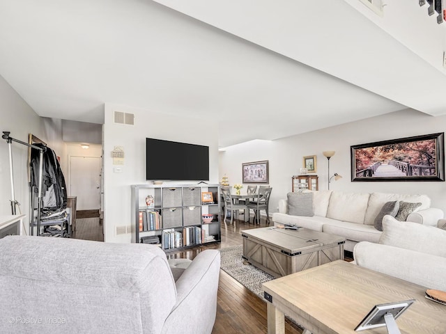 400 Mccarthy Rd Unit 416, Lemont, IL 60439 - living area with wood finished floors