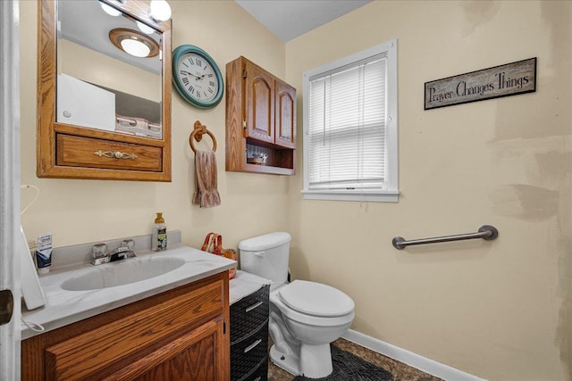 1216 N Oak St, Bloomington, IL 61701 - bathroom featuring vanity and toilet