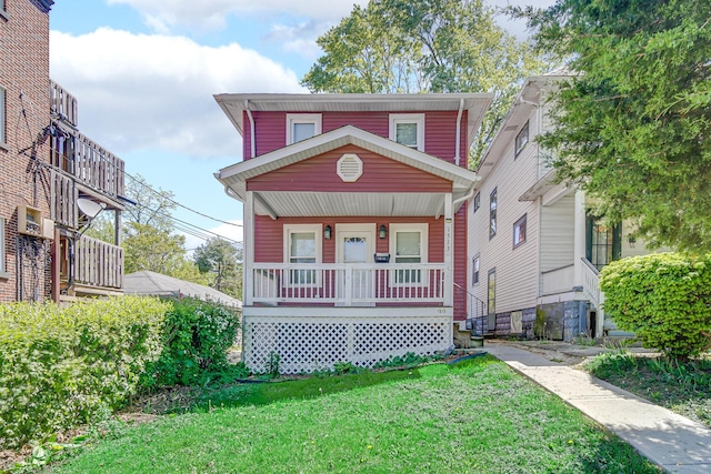 1513 Euclid Ave, Chicago Heights, IL 60411 - american foursquare style home featuring covered porch and a front yard