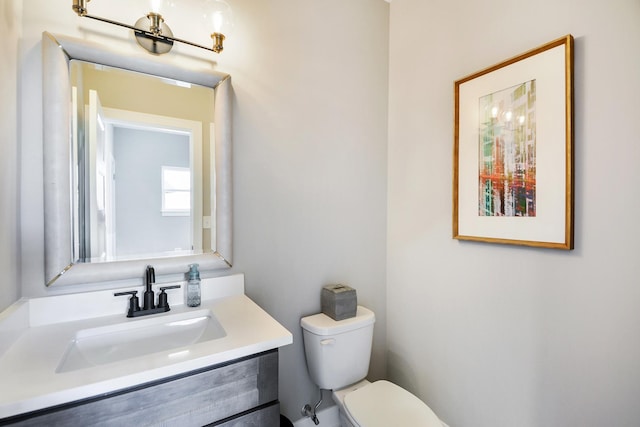 24465 S St Peters Dr, Channahon, IL 60410 - half bath featuring toilet and vanity