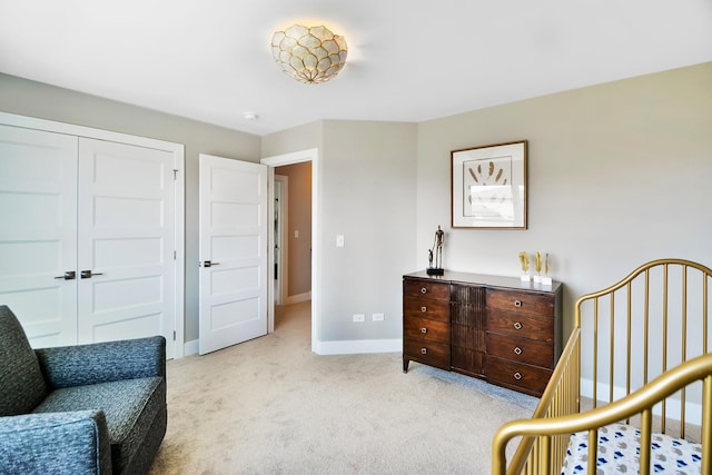 24465 S St Peters Dr, Channahon, IL 60410 - carpeted bedroom with baseboards and a closet