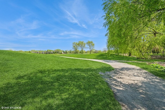 7181 Dada Dr, Gurnee, IL 60031 - view of home's community with a lawn