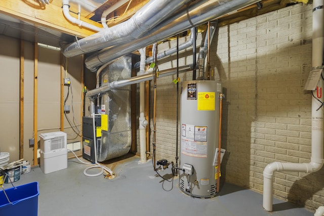 8 Harrison Ct, Bloomington, IL 61704 - utilities featuring gas water heater and heating unit