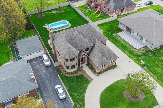 view of subject property