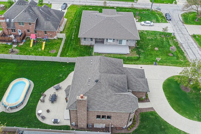 view of subject property