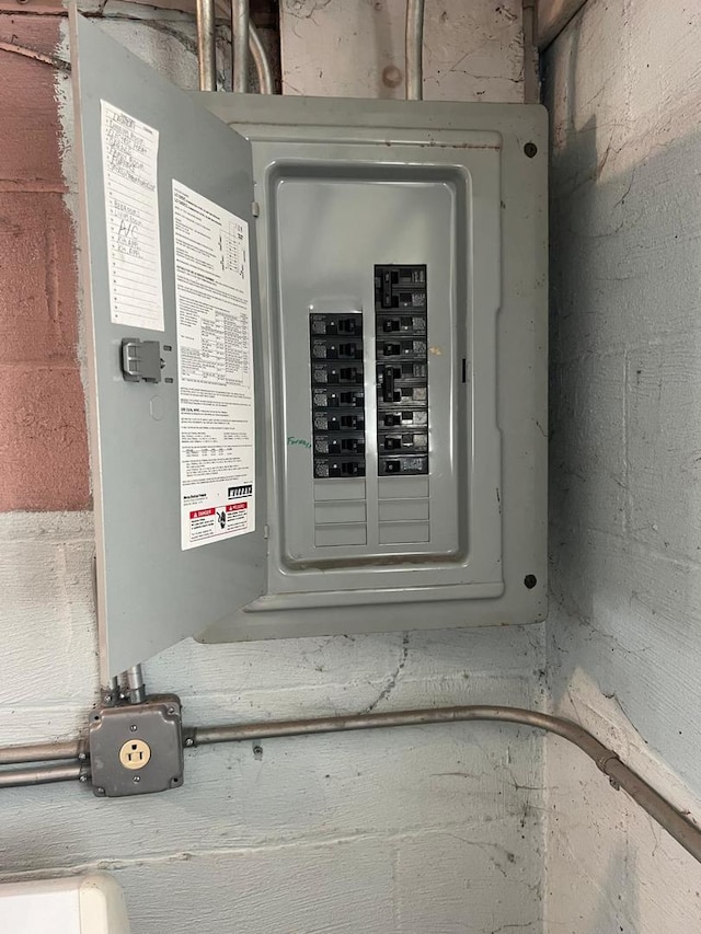 14027 S Mackinaw Ave, Burnham, IL 60633 - utility room with electric panel