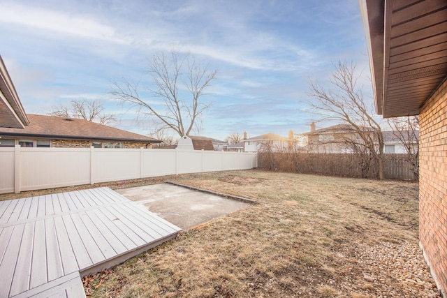 15252 Larkspur Ln, Orland Park, IL 60462 - fenced backyard featuring a patio
