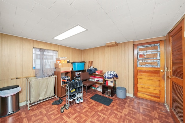 3132 Oak Park Ave, Berwyn, IL 60402 - office featuring wooden walls