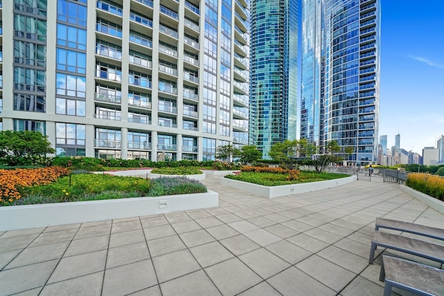 view of property's community with a view of city