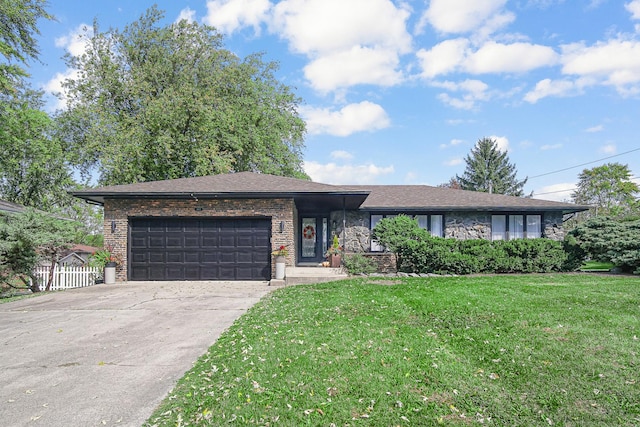 407 Meadow Ave, Frankfort, IL 60423 - view of front of property featuring a garage, driveway, and brick siding