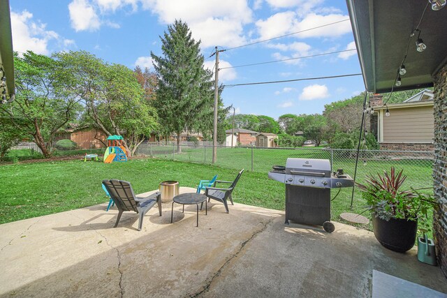 407 Meadow Ave, Frankfort, IL 60423 - view of patio / terrace featuring a grill
