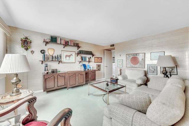 1535 Forest Ave Unit 504, River Forest, IL 60305 - living room with light colored carpet