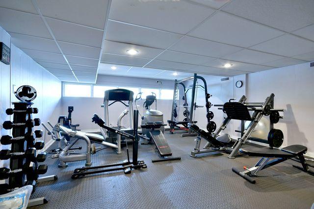 1535 Forest Ave Unit 504, River Forest, IL 60305 - exercise room featuring a paneled ceiling