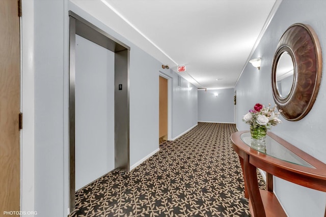 1535 Forest Ave Unit 504, River Forest, IL 60305 - hall featuring elevator and tile patterned floors