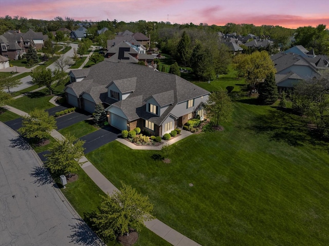 12195 Oxford Ct, Lemont, IL 60439 - aerial overview of property's location featuring nearby suburban area