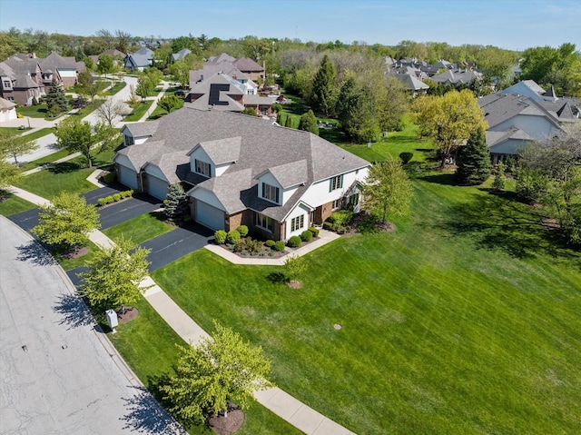 12195 Oxford Ct, Lemont, IL 60439 - aerial perspective of suburban area