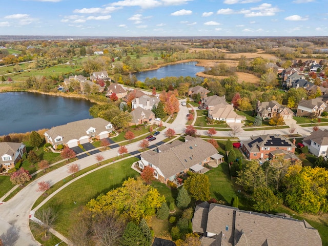 12195 Oxford Ct, Lemont, IL 60439 - aerial view of property and surrounding area with nearby suburban area and a nearby body of water