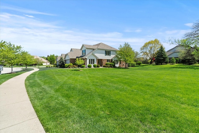 12195 Oxford Ct, Lemont, IL 60439 - traditional home with a front lawn