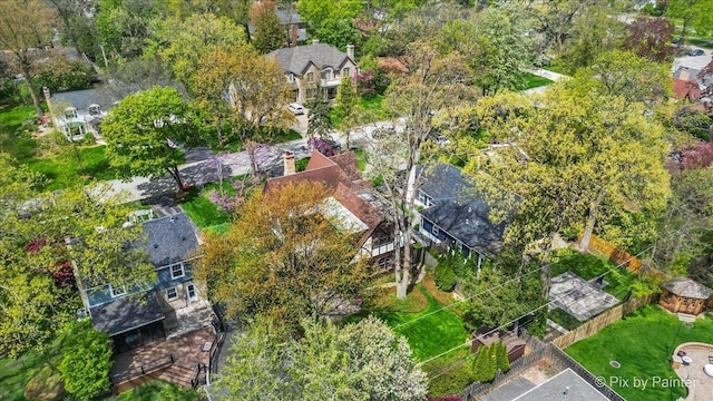 705 Hunter Rd, Glenview, IL 60025 - drone / aerial view