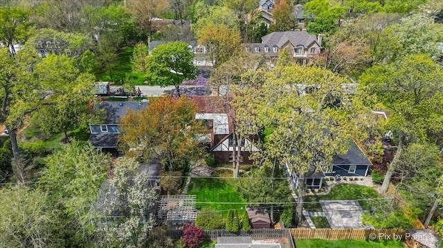 705 Hunter Rd, Glenview, IL 60025 - drone / aerial view