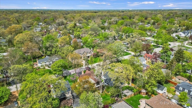 705 Hunter Rd, Glenview, IL 60025 - view of property location with nearby suburban area and a heavily wooded area