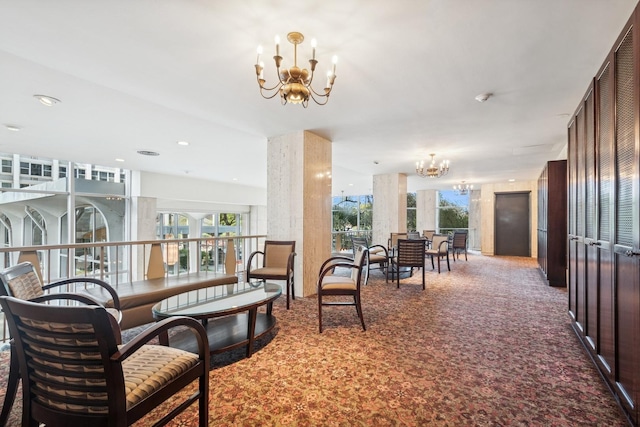view of community lobby