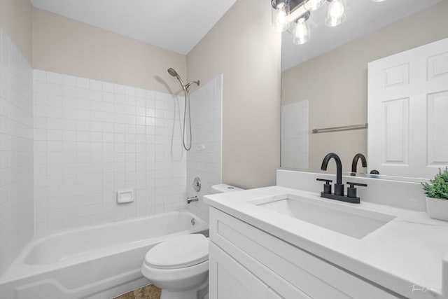2248 Cheshire Dr, Aurora, IL 60502 - bathroom with vanity and shower / bathtub combination